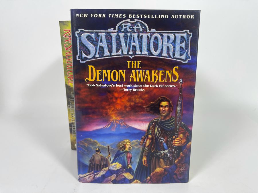 Seven First Edition Hardcover Books By R. A. Salvatore [Photo 3]