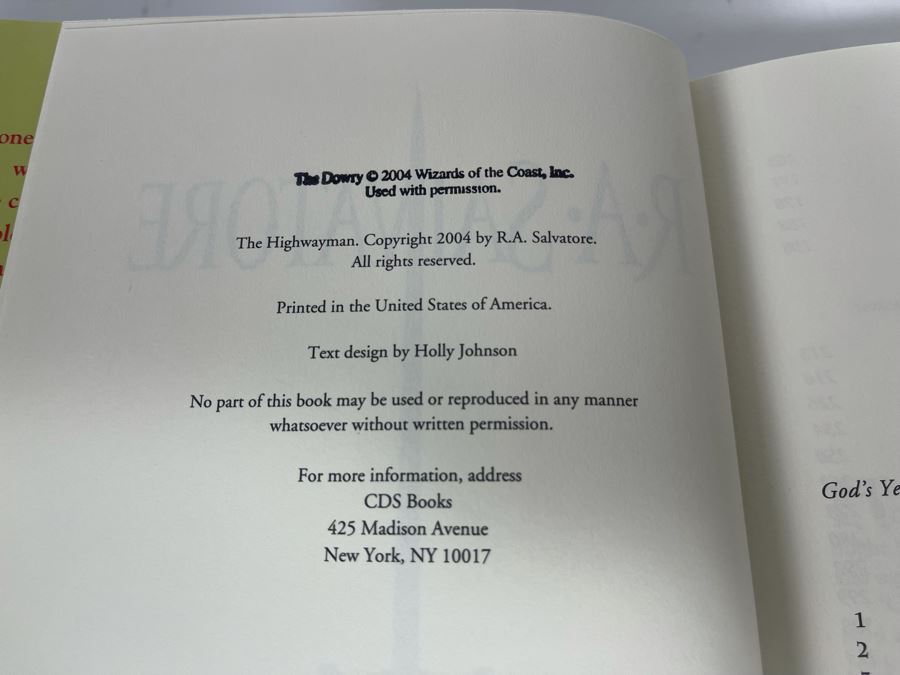 Seven First Edition Hardcover Books By R. A. Salvatore [Photo 16]