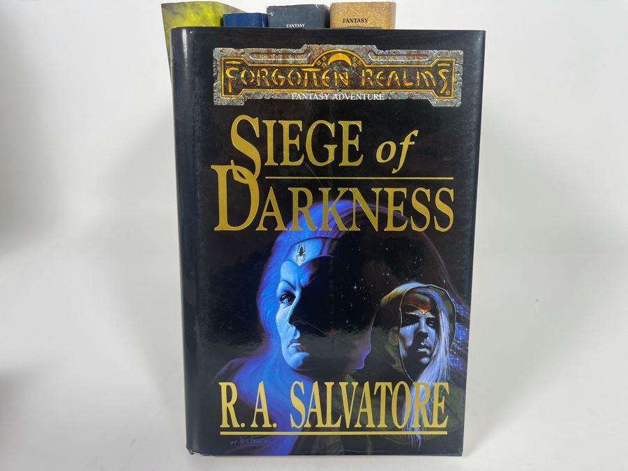 Seven First Edition Hardcover Books By R. A. Salvatore [Photo 7]