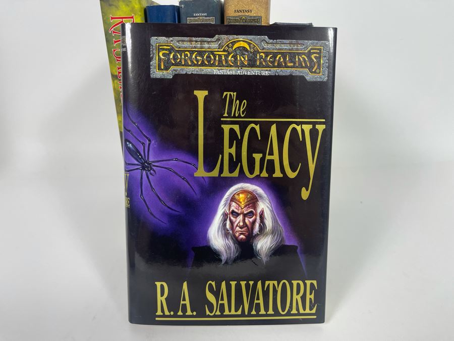 Seven First Edition Hardcover Books By R. A. Salvatore [Photo 5]