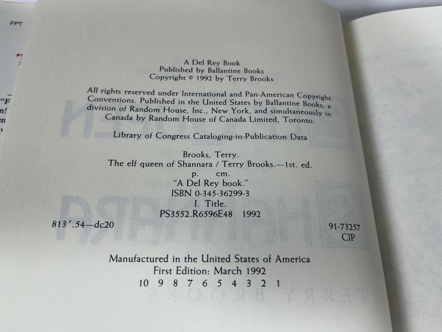 Nine First Edition Hardcover Books By Terry Brooks [Photo 7]