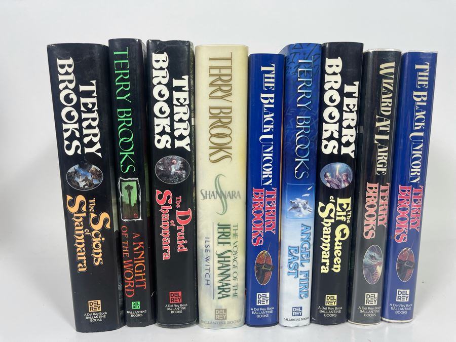 Nine First Edition Hardcover Books By Terry Brooks [Photo 1]