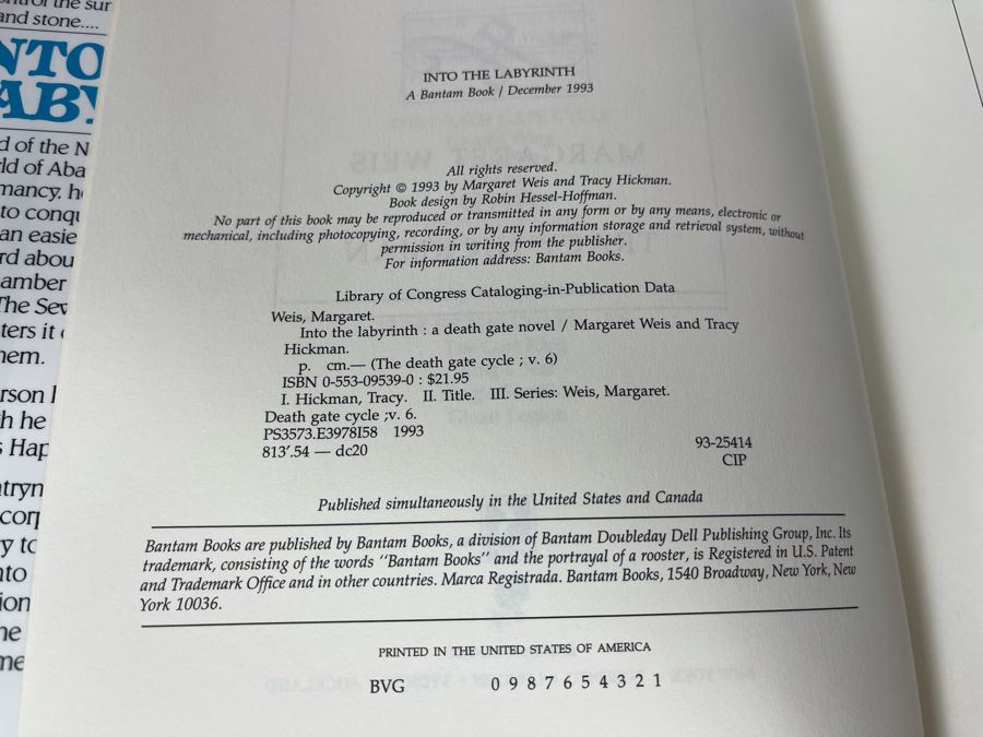 Seven First Edition Hardcover Books By Margaret Weis [Photo 4]