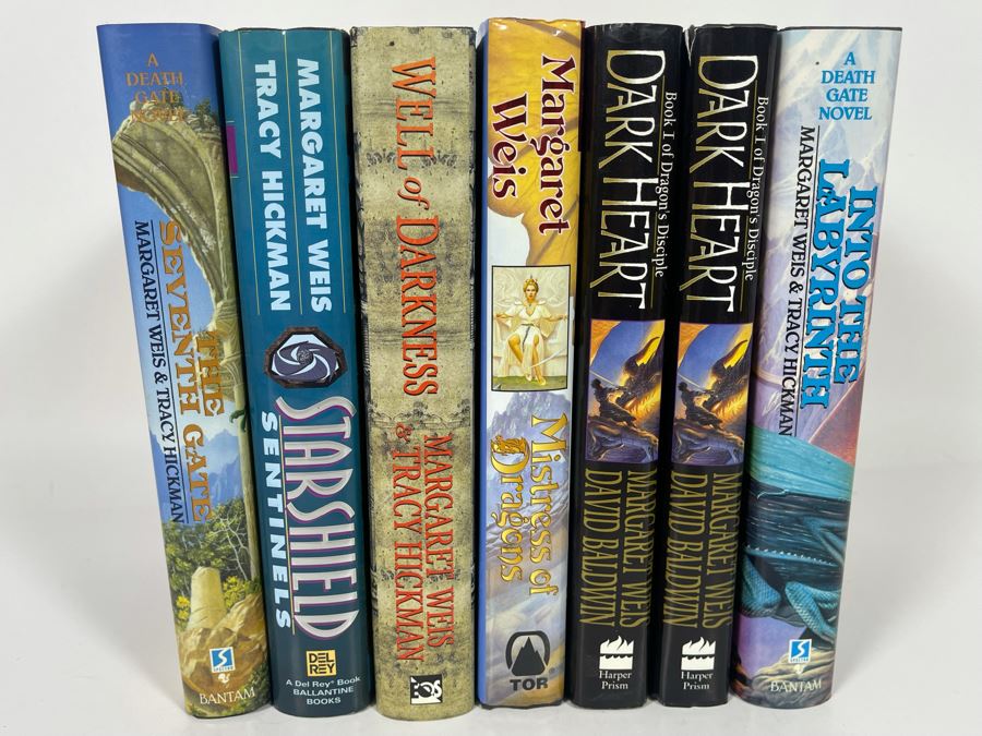 Seven First Edition Hardcover Books By Margaret Weis [Photo 1]