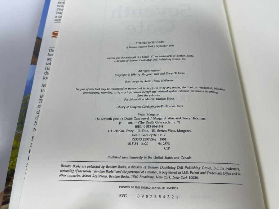 Seven First Edition Hardcover Books By Margaret Weis [Photo 16]