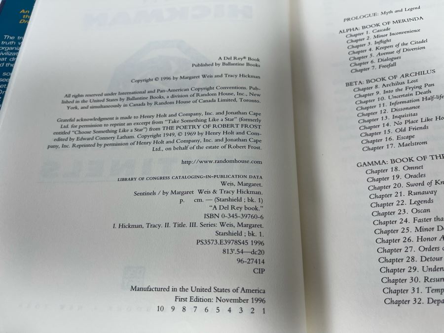 Seven First Edition Hardcover Books By Margaret Weis [Photo 14]