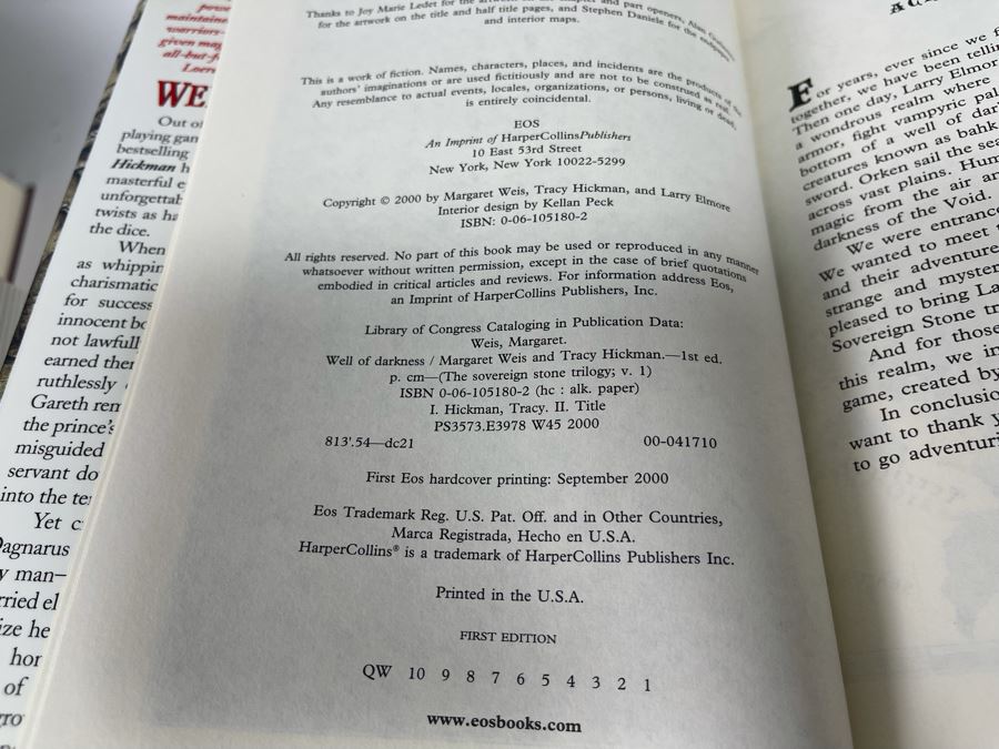Seven First Edition Hardcover Books By Margaret Weis [Photo 12]