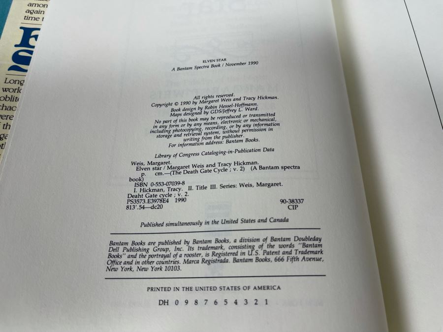 Five First Edition Hardcover Books By Margaret Weis [Photo 7]