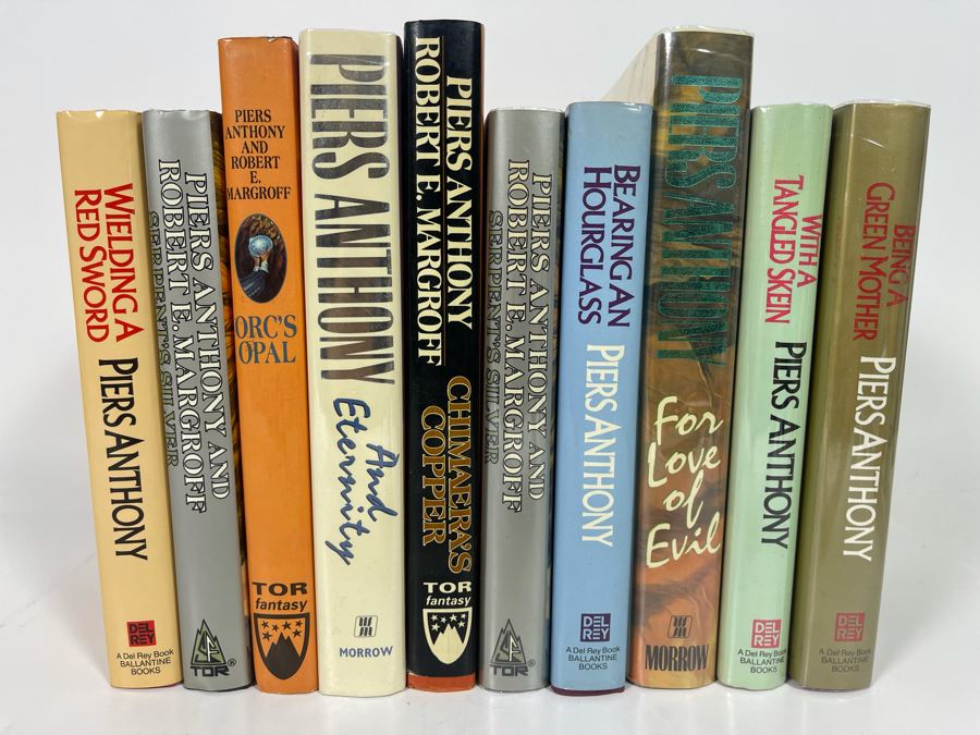 Ten First Edition Hardcover Books By Piers Anthony [Photo 2]