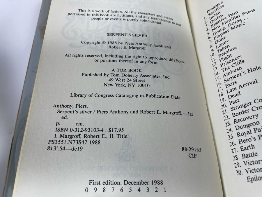 Ten First Edition Hardcover Books By Piers Anthony [Photo 12]