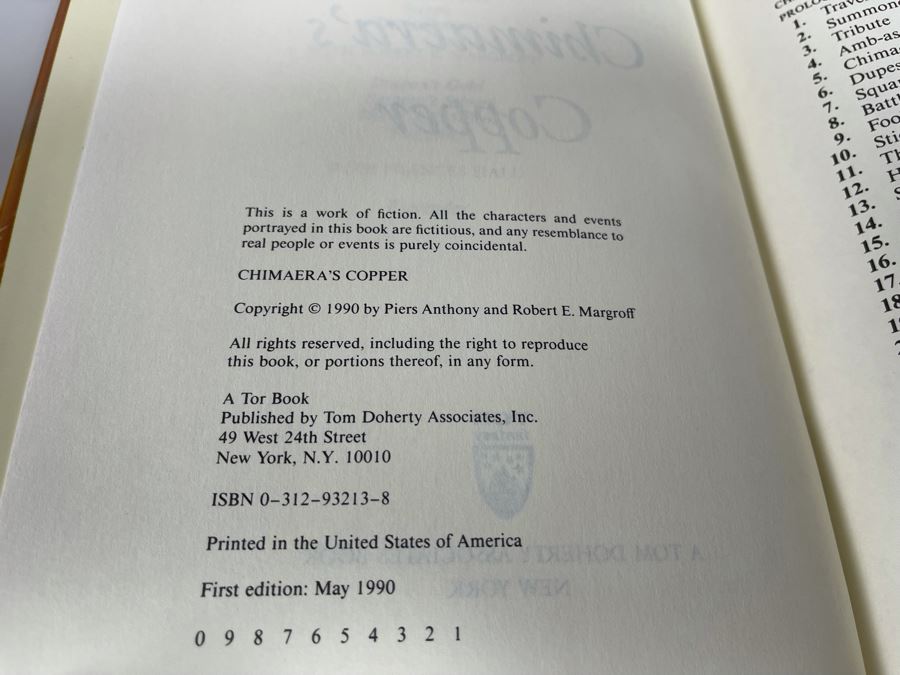 Ten First Edition Hardcover Books By Piers Anthony [Photo 14]