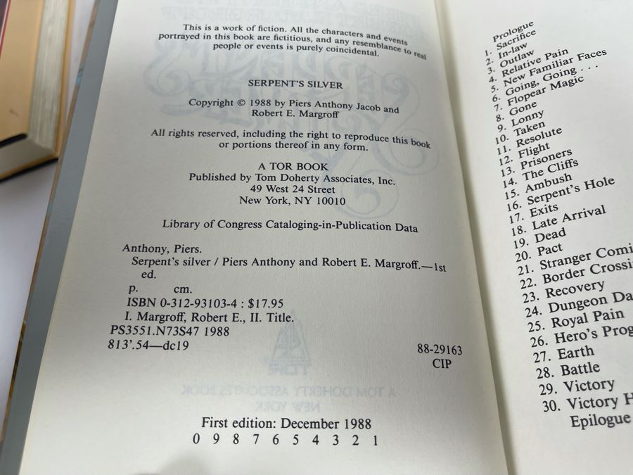 Ten First Edition Hardcover Books By Piers Anthony [Photo 20]