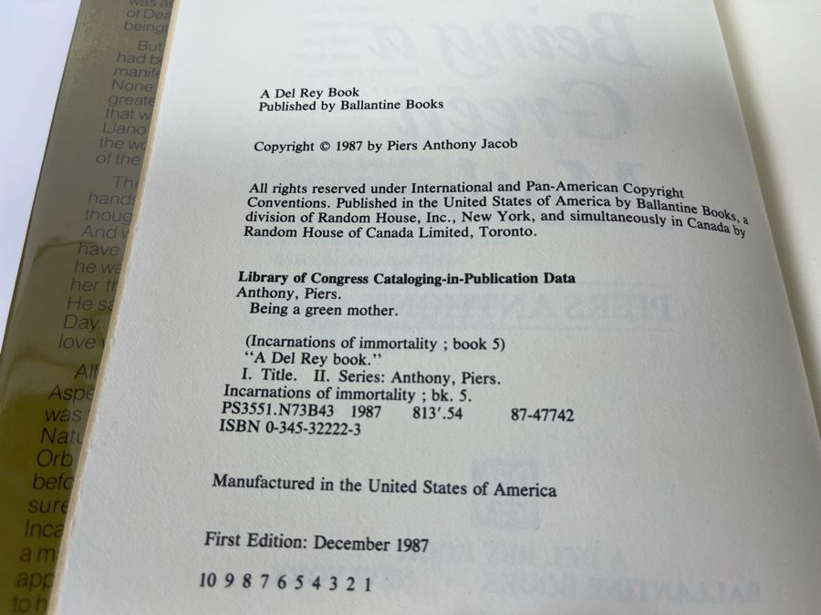 Ten First Edition Hardcover Books By Piers Anthony [Photo 4]