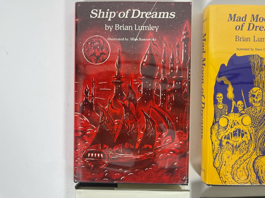 Four First Edition Hardcover Books By Brian Lumley [Photo 2]