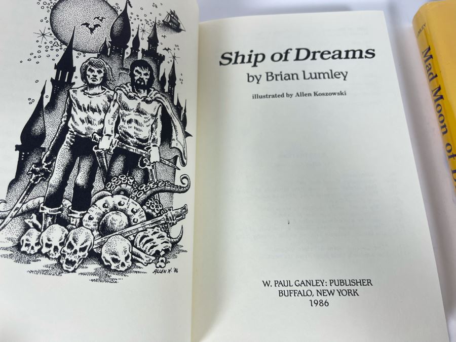 Four First Edition Hardcover Books By Brian Lumley [Photo 6]