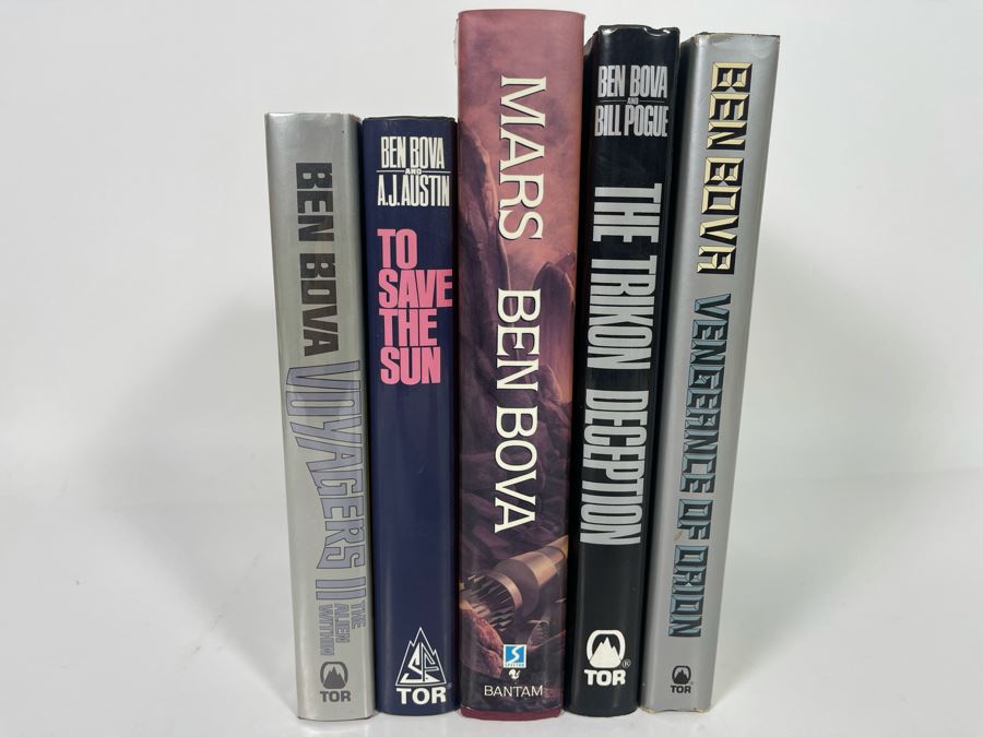 Five First Edition Hardcover Books By Ben Bova [Photo 1]
