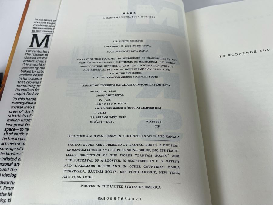 Five First Edition Hardcover Books By Ben Bova [Photo 7]