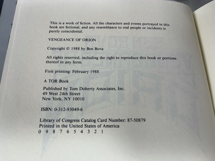 Five First Edition Hardcover Books By Ben Bova [Photo 3]