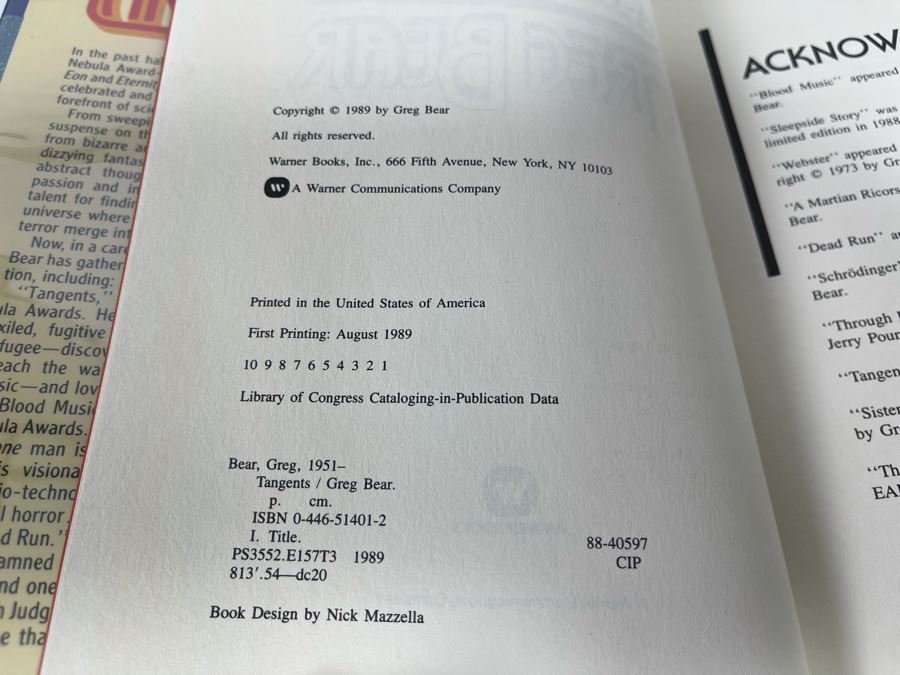 Five First Edition Hardcover Books By Greg Bear [Photo 7]
