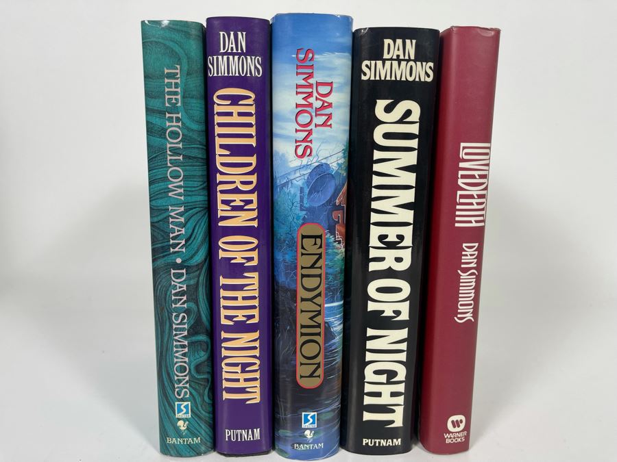 Five First Edition Hardcover Books By Dan Simmons [Photo 1]