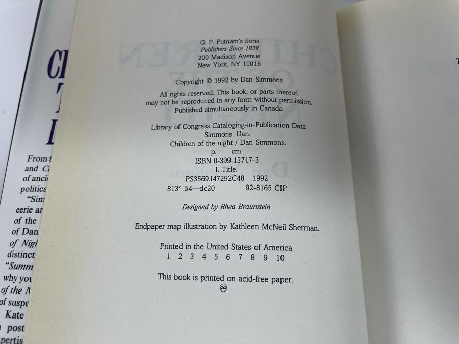 Five First Edition Hardcover Books By Dan Simmons [Photo 9]