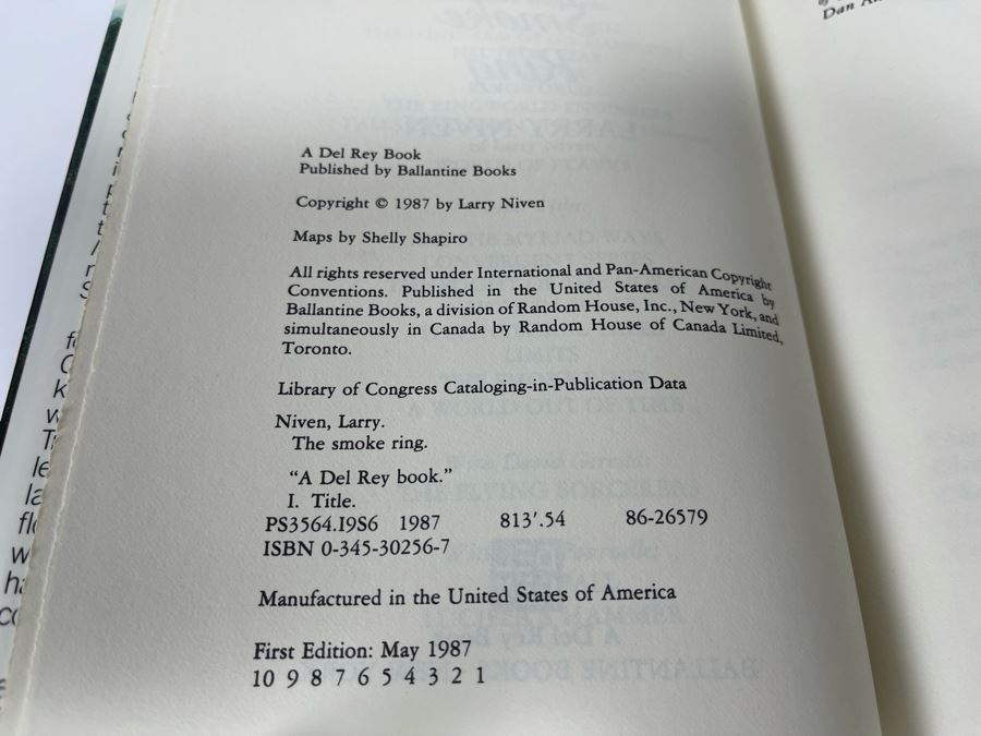 Four First Edition Hardcover Books By Larry Niven [Photo 3]