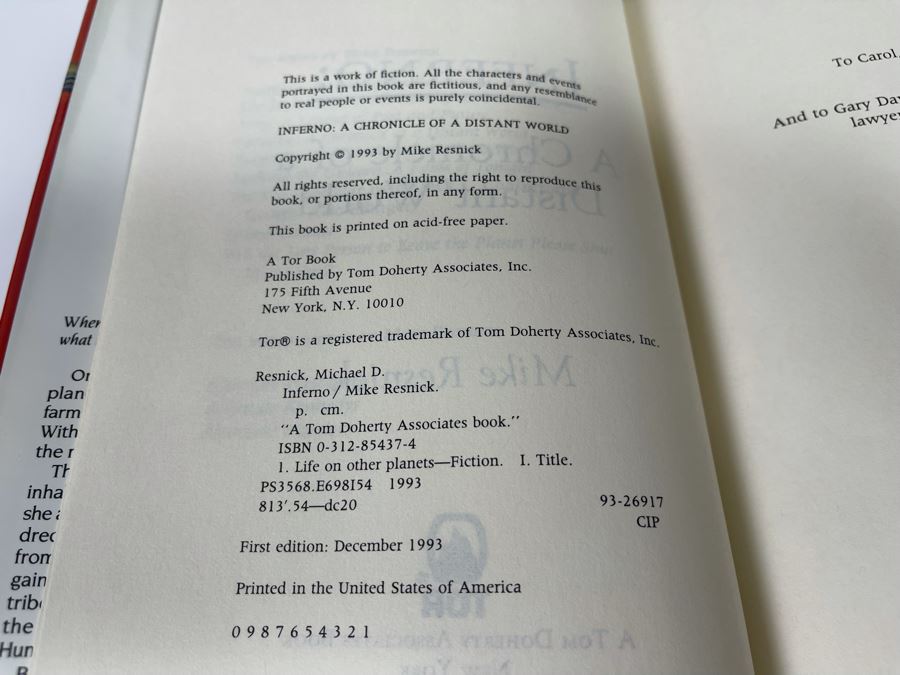 Six First Edition Hardcover Books By Robert A. Heinlein, Frederik Pohl, Arthur C. Clarke And Mike Resnick [Photo 4]