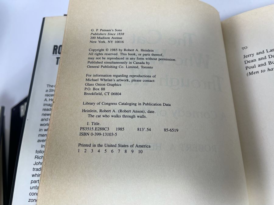 Six First Edition Hardcover Books By Robert A. Heinlein, Frederik Pohl, Arthur C. Clarke And Mike Resnick [Photo 13]