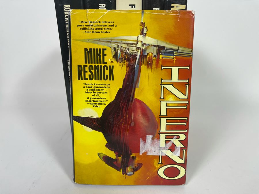 Six First Edition Hardcover Books By Robert A. Heinlein, Frederik Pohl, Arthur C. Clarke And Mike Resnick [Photo 3]