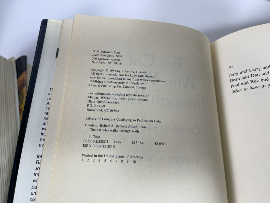 Six First Edition Hardcover Books By Robert A. Heinlein, Frederik Pohl, Arthur C. Clarke And Mike Resnick [Photo 12]