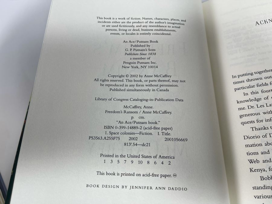 Nine First Edition Hardcover Books By Anne McCaffrey [Photo 14]