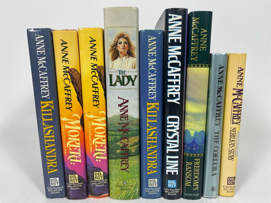Nine First Edition Hardcover Books By Anne McCaffrey [Photo 1]