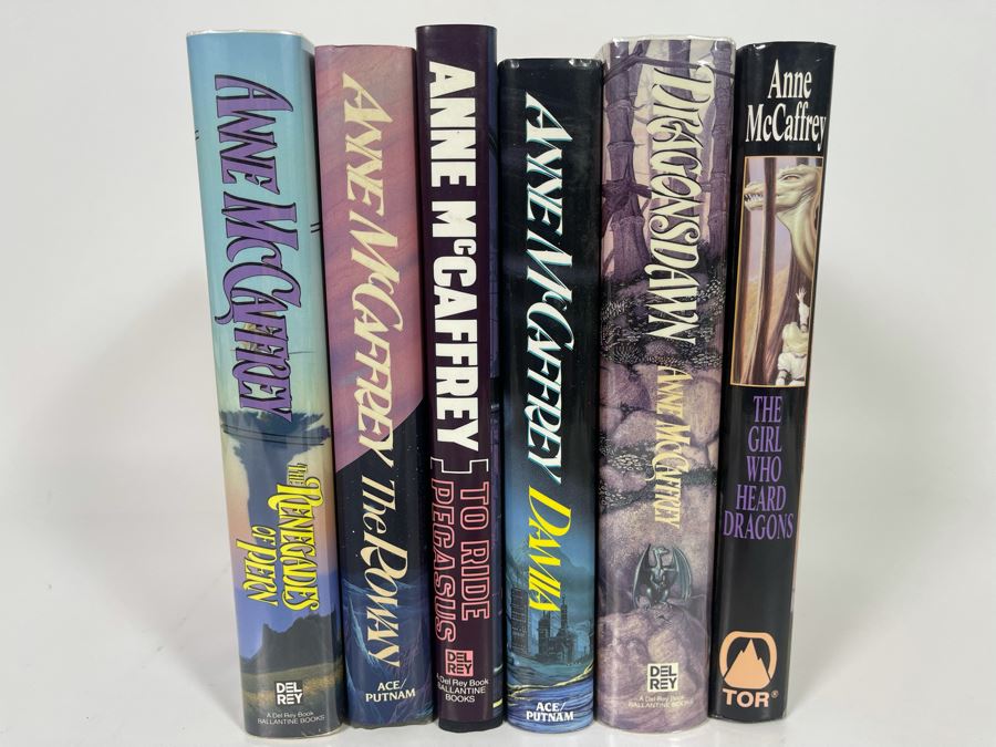 Six First Edition Hardcover Books By Anne McCaffrey [Photo 1]