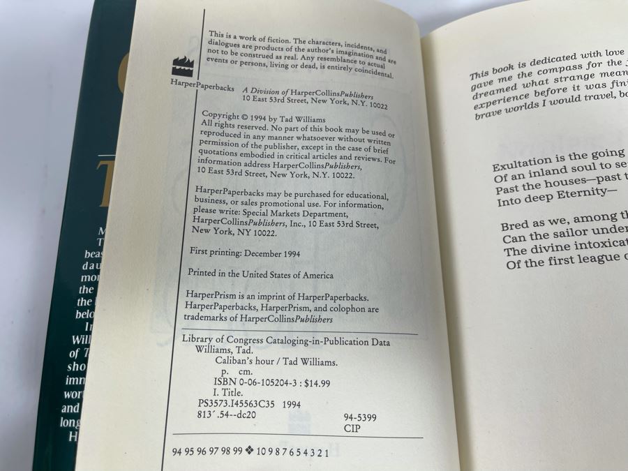 Seven First Edition Hardcover Books By Terry Brooks And Tad Williams [Photo 16]