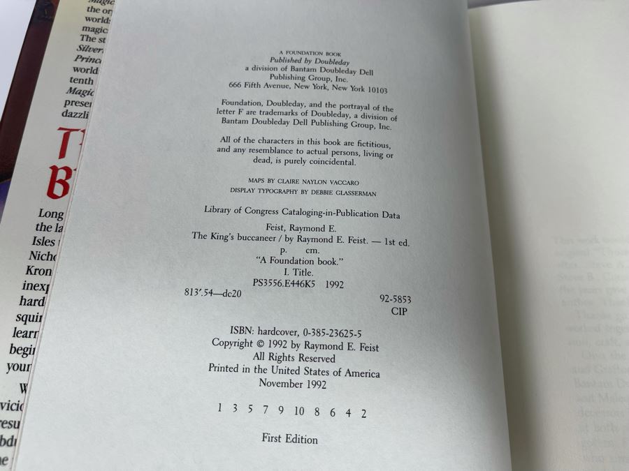 Six First Edition Hardcover Books By Raymond E. Feist And Stephen R. Donaldson [Photo 3]