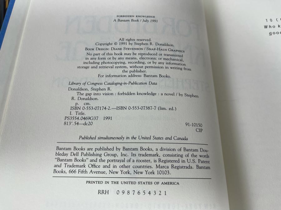 Six First Edition Hardcover Books By Raymond E. Feist And Stephen R. Donaldson [Photo 9]