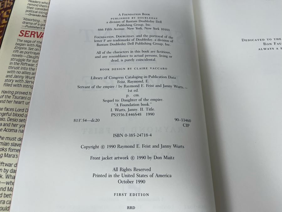 Six First Edition Hardcover Books By Raymond E. Feist And Stephen R. Donaldson [Photo 5]