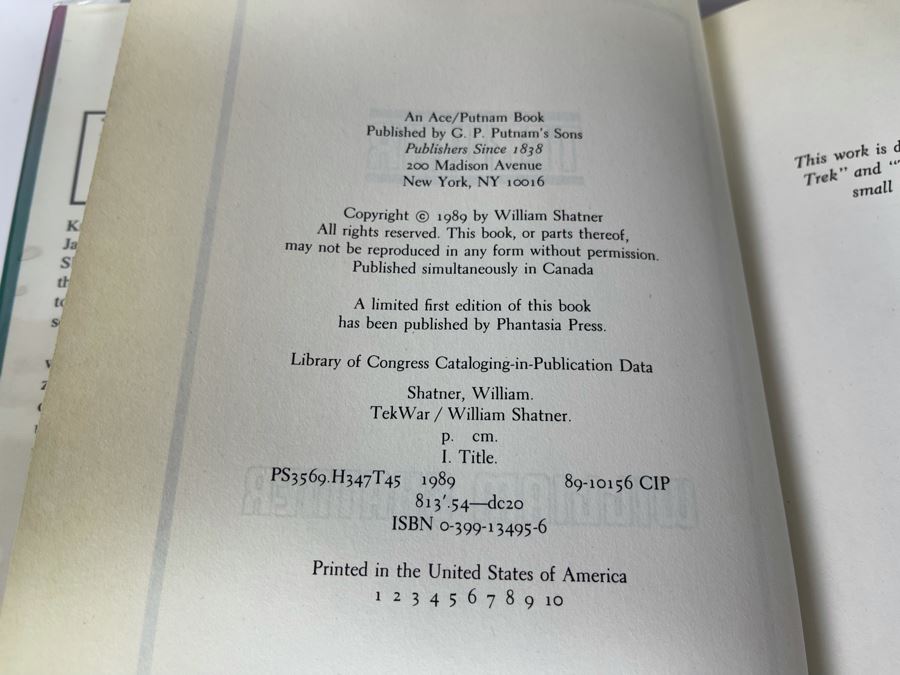 Eight First Edition Hardcover Science Fiction Fantasy Books [Photo 3]