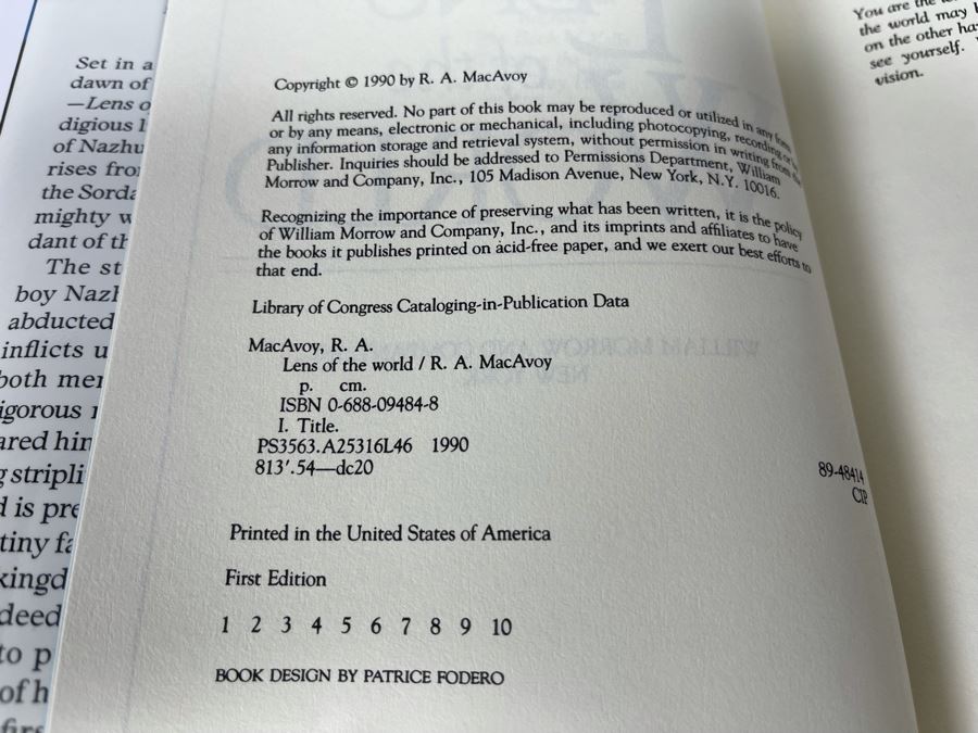 Eight First Edition Hardcover Science Fiction Fantasy Books [Photo 7]