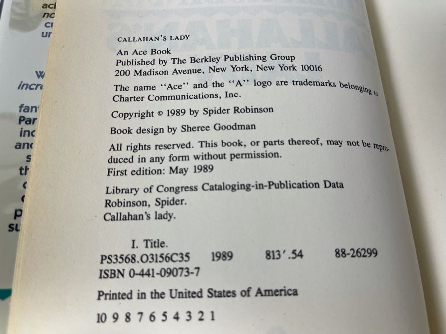 Seven First Edition Hardcover Science Fiction Fantasy Books By Piers Anthony And Spider Robinson [Photo 3]