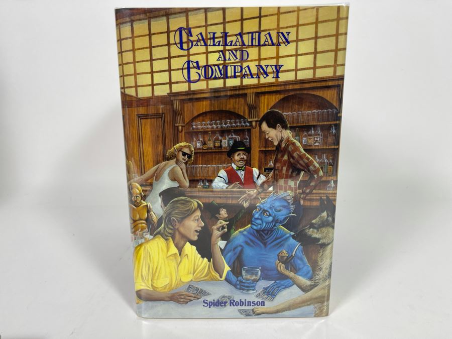 Seven First Edition Hardcover Science Fiction Fantasy Books By Piers Anthony And Spider Robinson [Photo 4]