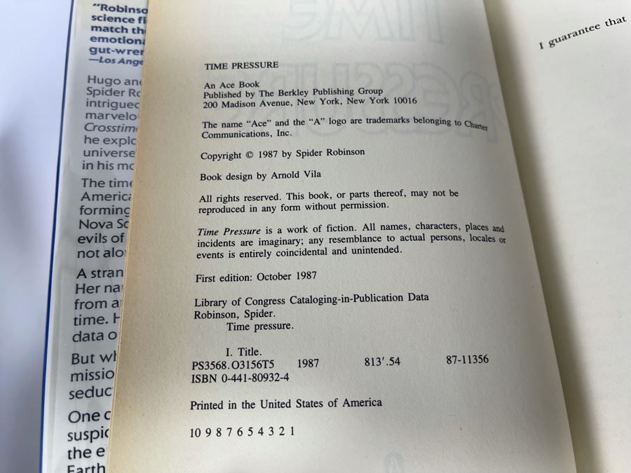 Seven First Edition Hardcover Science Fiction Fantasy Books By Piers Anthony And Spider Robinson [Photo 7]