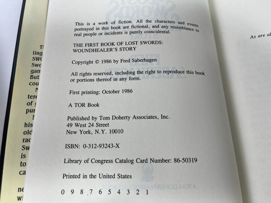 Six First Edition Hardcover Books By Fred Saberhagen And Guy Gavriel Kay [Photo 7]