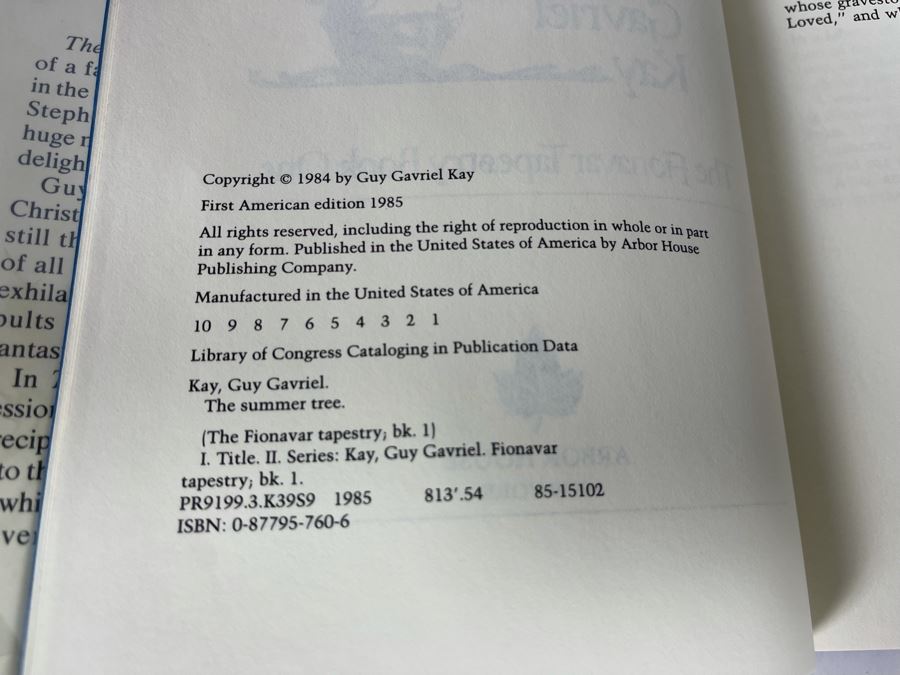 Six First Edition Hardcover Books By Fred Saberhagen And Guy Gavriel Kay [Photo 3]