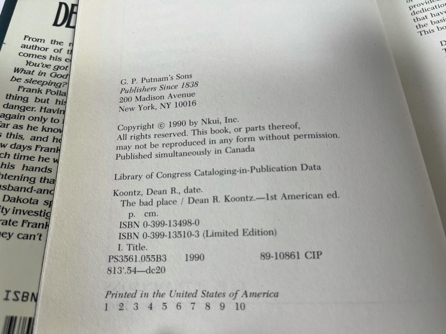 Six First Edition Hardcover Books By Dean Koontz And Anne Rice [Photo 7]