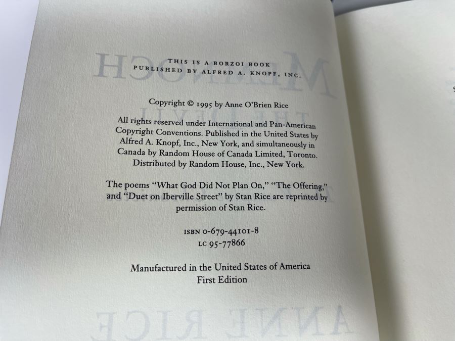 Six First Edition Hardcover Books By Dean Koontz And Anne Rice [Photo 3]