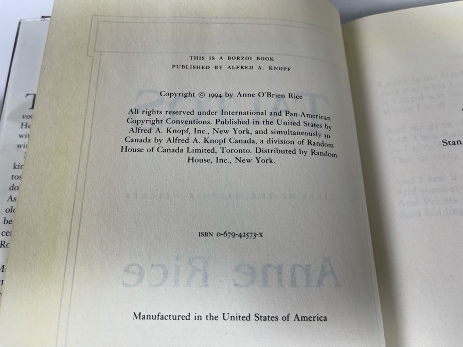 Six First Edition Hardcover Books By Dean Koontz And Anne Rice [Photo 5]