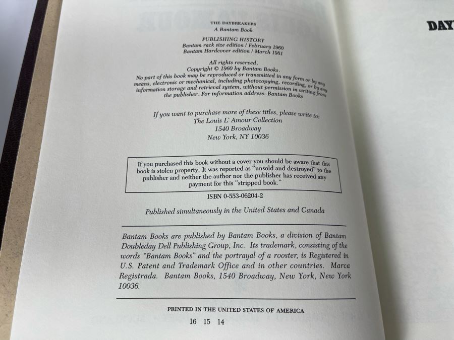 Twelve Hardcover Books By Louis L’Amour