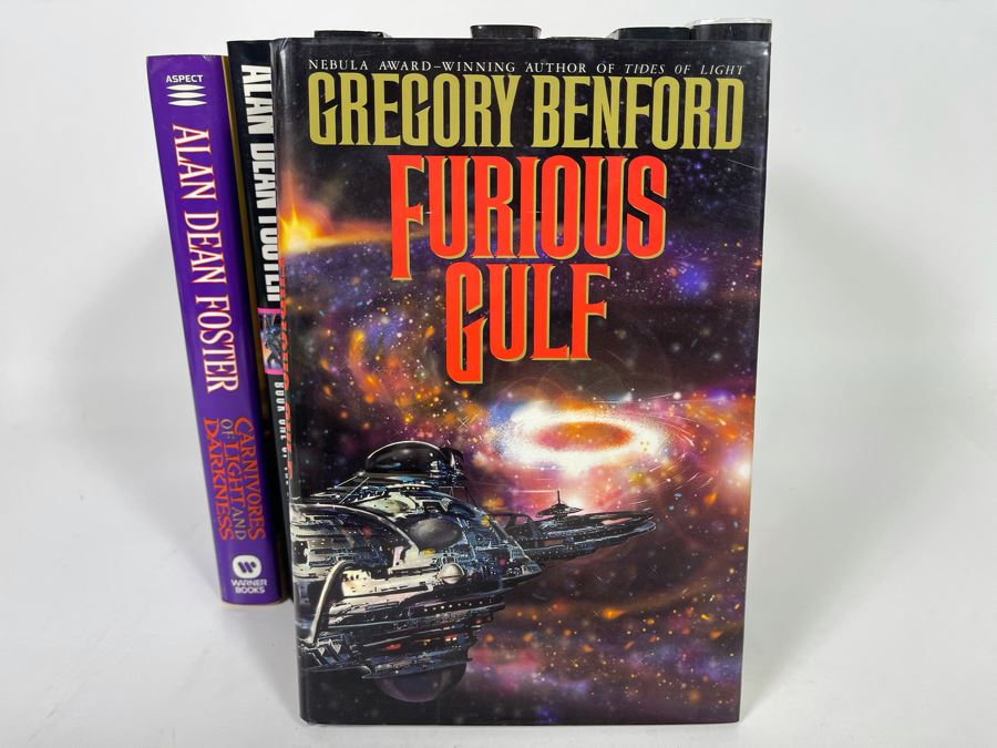 Nine First Edition Hardcover Science Fiction Books By Alan Dean Foster And Charles Sheffield [Photo 2]