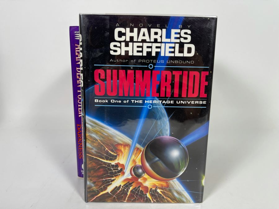 Nine First Edition Hardcover Science Fiction Books By Alan Dean Foster And Charles Sheffield [Photo 4]